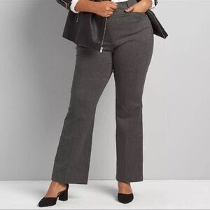 Lane Bryant The Allie Gray Dress Pants
